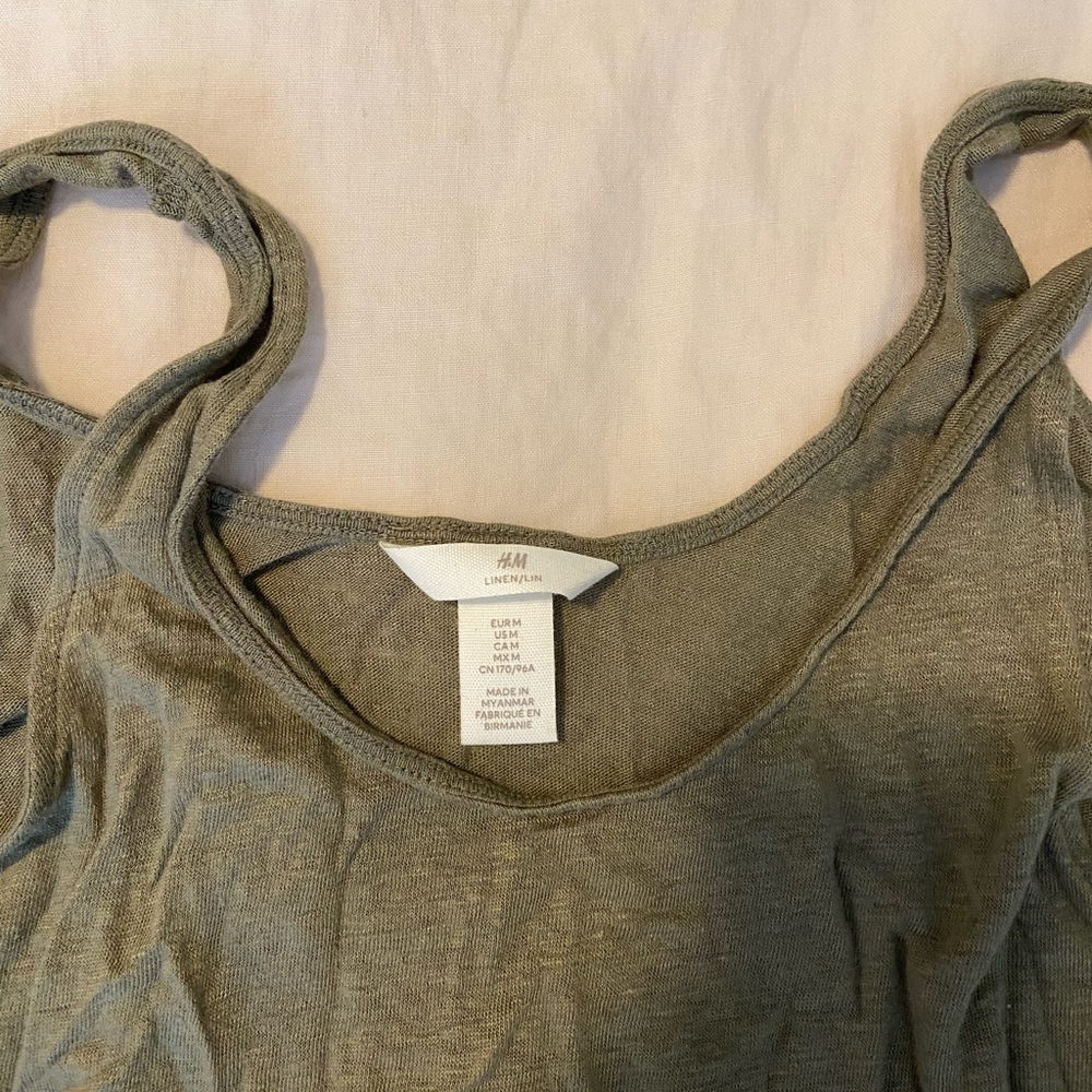 Linen tank top